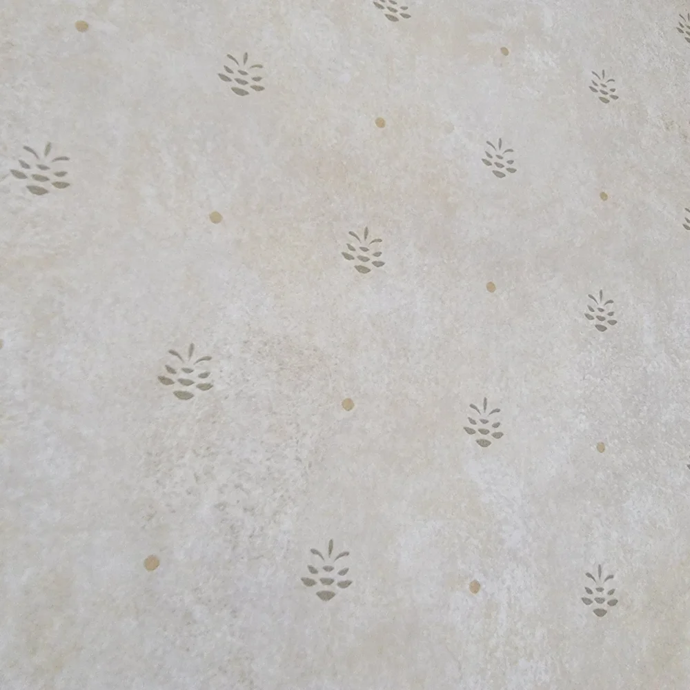 Wallpaper Kerr Olive Pinecone Ditzy Lodge Rustic Country
